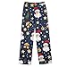 Christmas Pajama Sets for Women Fashion Printed Casual Shirts Pants Lapel Button Sleepwear Comfort Loong Sleeve Pjs