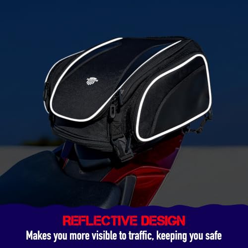 Bolsa trasera para moto Nomad 18-22L impermeable miniatura 6
