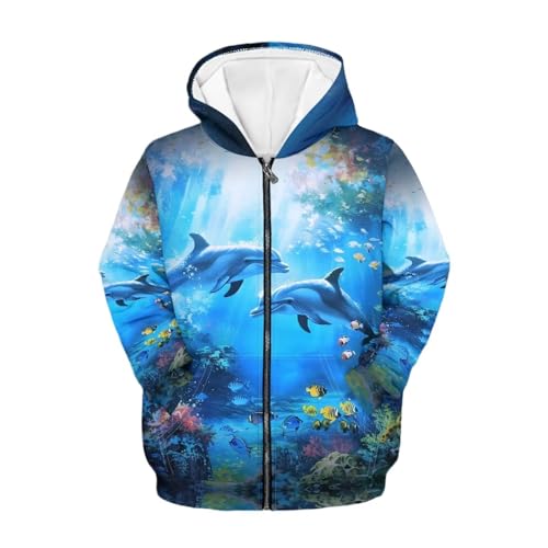 Agoviwo Funny Graphic Zip up Hoodie Boys Y2k Athletic Hoodies Sweatshirt Workout Top for School
