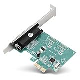 LPT Printer to PCI-E Parallel Printer Card, Parallel Port DB25 Express Card Converter Adapter, Pci-express's 25/s Full Duplex Channel,1.5 Mbyte/S,for Win98SE/ME/2000/XP/Vista/Win7/Win8/Win10