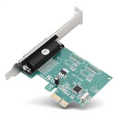 ASHATA Tarjeta Adaptadora de Puerto Paralelo PCI-E,Impresora DB25 LPT de Puerto Paralelo a Convertidor PCI-E,Tarjeta de Expansión Paralela LPT,para 98SE/ME/2000/ XP/Vista/Win7/8/10 | Ya disponible en tu tienda friki favorita! En mundofriki.es!