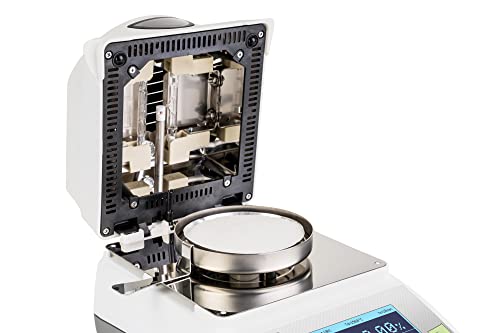 Torbal Ats60 Moisture Analyzer, 0.01% Readability, 160C, 60G X 0.001G, Backlit Graphical Lcd Display, Usb Interface, Compact Design, 4 Drying Modes #TOP2