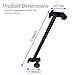 SparkPod Rain Shower Head and SparkPod Shower Arm Extension - Both in Black Matte