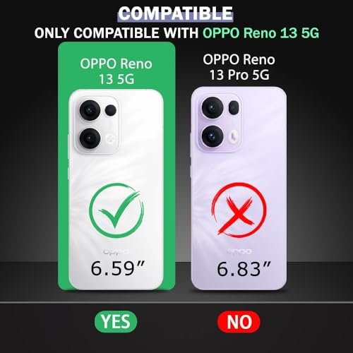 Image of TheGiftKart Tough Armor Bumper Back Cover Case for Oppo Reno 13 5G | Sliding Camera Cover, Kickstand & Ring Holder | 360 Degree Protection Back Cover Case for Oppo Reno13 5G (PC & TPU, Black)