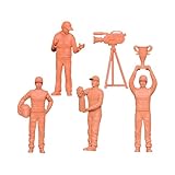 【Opciones de exhibición versátiles】: Las figuras de piloto de carreras y fotógrafo con de cámara son ideales para exhibiciones de modelos o como decoraciones únicas de escritorio de oficina, agregando carácter a cualquier espacio.