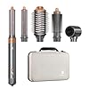 Hot Air Brush Hair Styler, 5 in 1 Hair Dryer Brush Auto Wrap Curlers Frizz-Free Styling Tool for All Hair Types Fast Drying, Curling, Smoothing, Volumizing & Straightening with Travel Storage Case