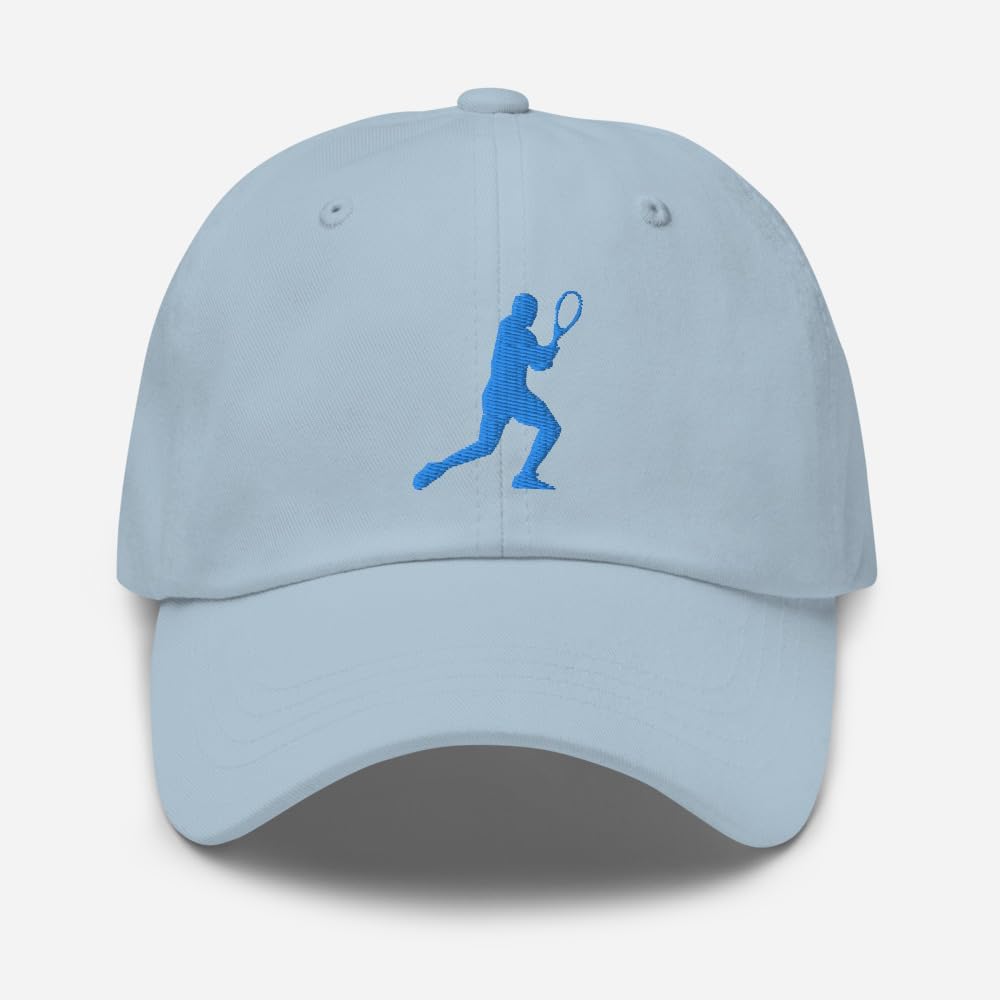 Carlos Alcaraz Tennis Blue Silhouette Classic Adjustable Hat