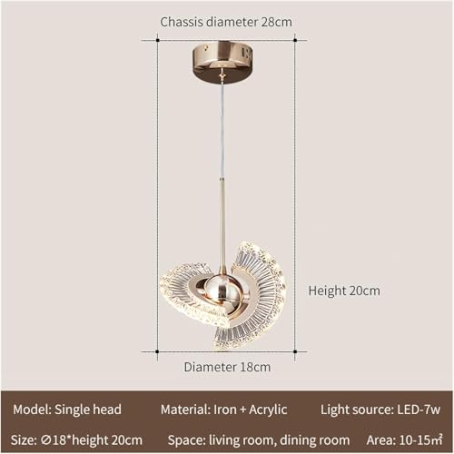 Lustre LED moderne pour table de salle à manger et éclairage suspendu design de cuisine - 2