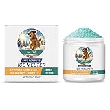 Pet-Friendly Ice Melt, 3.53 Oz Dog-Friendly Snow Melter, Pet Safe Salt Ice Melt, Winter De-Icer for Concrete Wood Decks Driveways Sidewalks