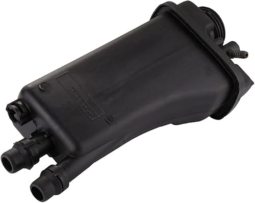 Miniatura 5 de Depósito de refrigerante sin tapa, tanque de desbordamiento de radiador de plástico para reemplazar 17111436381 compatible con 2001-2003 para 530i 4