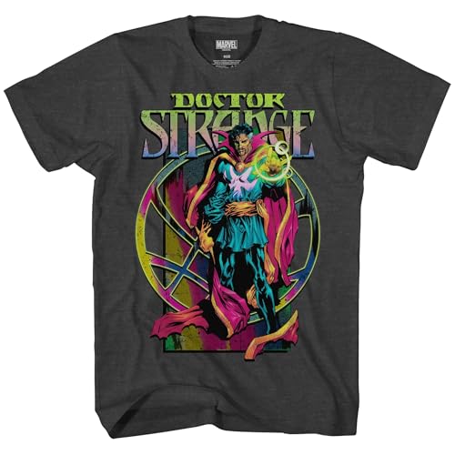 Image of Marvel Doctor Strange Mystic Arts Officially Licensed Adult T Shirt - Grey - Large