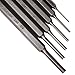 Mayhew Tools 89035 SAE Pin Punch Set Carded, 6-Piece, Shot-Blast Finish