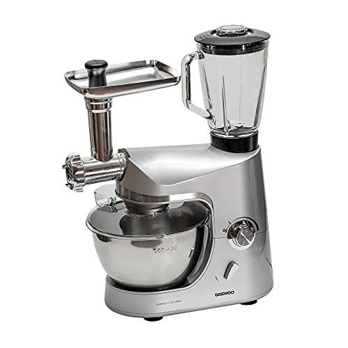 Daewoo DSX-5055 Food Processor, 1200W, Stainless Steel Bowl