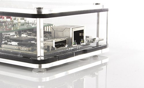 Gabinete Zebra para Pine64 ~ Negro Hielo Alto - C4Labs miniatura 2