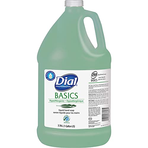 Dial Professional Basics MP Free Liquid Hand Soap, Honeysuckle, 3.78 L Refill Bottle