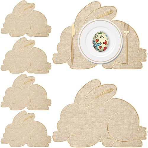 Easter Placemats Set of 6 Bunny Placemats Easter Table Decorations