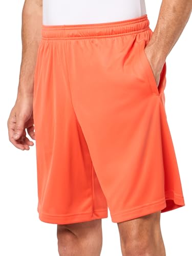 Image of Under Armour Men's Tech GraphicDISC 10 inch Shorts, (847) Fire / / Black, XX-Large