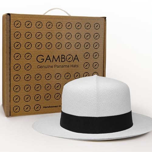Image of Gamboa Original Colonial Panama Hat for Men and Women Straw Optimo Hats Sun Protection UV UPF50+