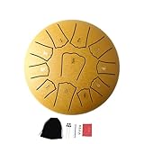 11Tone Steel Tongues Drum Kleine Handpfanne Trommelstöcke Musik Trommel mit Zubehör Instrument Percussion Musikinstrumente