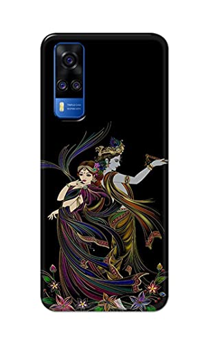 Image of Lord Radha and Krishna Hard Back Case Cover for Vivo Y51 / Vivo Y51A / Vivo Y31 Back Cover -(J5) VNS2223