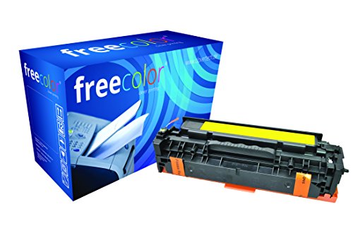 freecolor CE412A für HP Color LaserJet M451, Premium Tonerkartusche, wiederaufbereitet, 2.600 Seiten, 5 Prozent Deckung, YELLOW