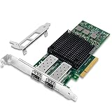 XZSNET 10G Network Card with BCM57810S Chip, 10GB PCI-E NIC Compare to Broadcom 57810S, Dual SFP+ Po