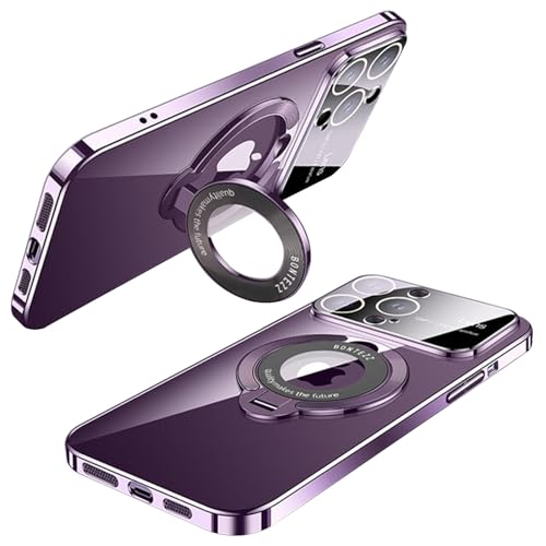 Coque iPhone 15 Plus transparente béquille pour appels mains libres