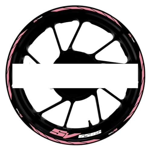 Motorrad-Radaufkleber Kantenaufkleber Felgenstreifen Reflektierende Folie Für Suzuki Für SV650S Radschutz(Style 3)