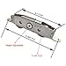 Sliding Door Rollers Replacement - Heavy Duty 304 Stainless Steel Patio Door Roller Assembly with 1-1/4