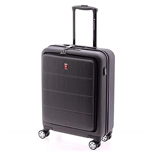 Tech Maleta de Viaje Cabina de Gladiator, 55 cm, 38 L, ABS (Gris Antracita)