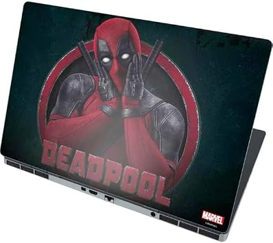 Skinit Decal Laptop Skin Compatible with Precision 7760 - Officially Licensed Marvel Deadpool Legacy Surprised Deadpool Design