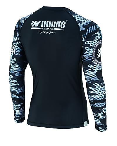 Men’s Camo Long Sleeve Rash Guard – Compression MMA Shirt for BJJ, Grappling, Jiu-Jitsu, No-Gi Training & Kickboxing3