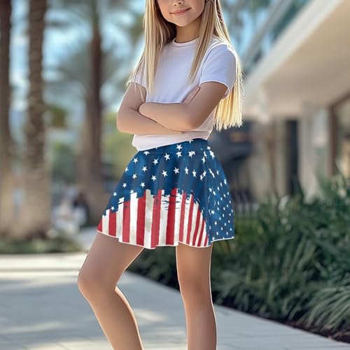 Girls Sports Skirts with Built in Pocket Shorts High Waisted Athletic Pleated Skorts for Tennis Golf Running3