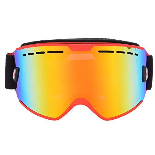 Lunettes de ski de qualité supérieure avec sangle réglable mixte
