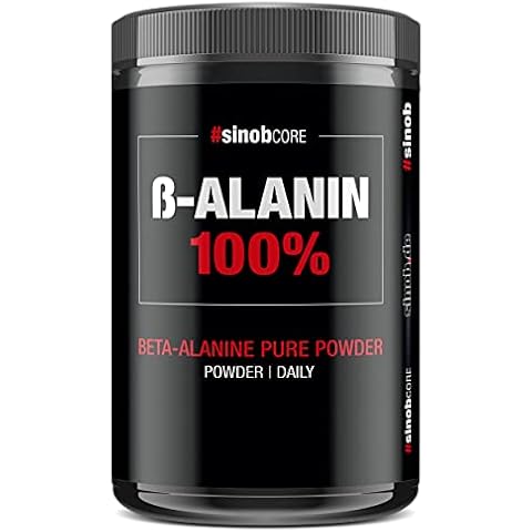 BETA ALANIN Pulver 100% Rein - 1 x 500g Vegan und Frei von Jeglichen Zusätzen mit Dosierlöffel und dem Kribbeln Cover