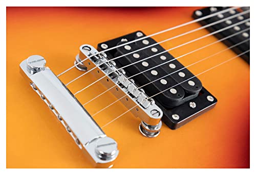 Rocktile L-100 SB Guitare Électrique Sunburst SET Gigbag + Stands + Cordes + Accordeur + Plectres - Les Beatles, Paul McCartney, John Lennon, RIngo Starr, George Harrison Rocktile L-100 SB Guitare Électrique Sunburst SET Gigbag + Stands + Cordes + Accordeur + Plectres – Image 4