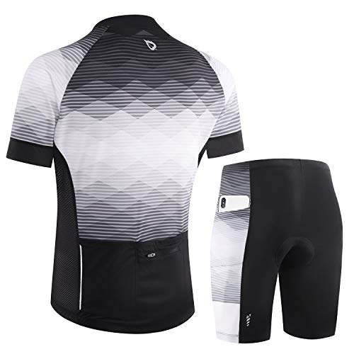 image for BALEAF Men's Cycling Jersey Set Bicycle Short Sleeve Set Shirts Bike S