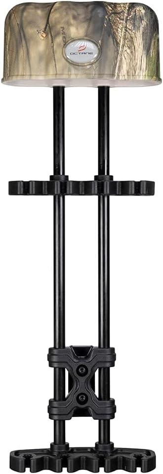 Octane Furnace Durable Multi-Position Lightweight Hunting Shooting Archery 4-Arrow Bow Quiver with Removable Dual Gripper