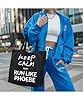 Hippowarehouse Keep calm and run like phoebe Tote Shopping Gym Beach Bag 42cm x38cm, 10 litres #3