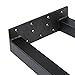 TC-HOMENY Furniture Legs 16 inches Table Legs Set of 2 Bench Legs Industry Metal Coffee Table