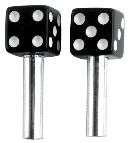 Custom Accessories 16120 Black Dice Style Door Lock Knob