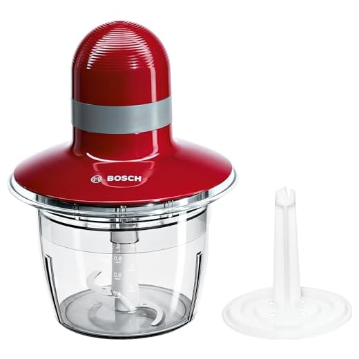 Bosch Hogar MMR08R2 hakmolen, 400 W, inhoud 0,8 l, rood