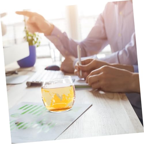 Juego de 2 vasos transparentes decorativos miniatura 3