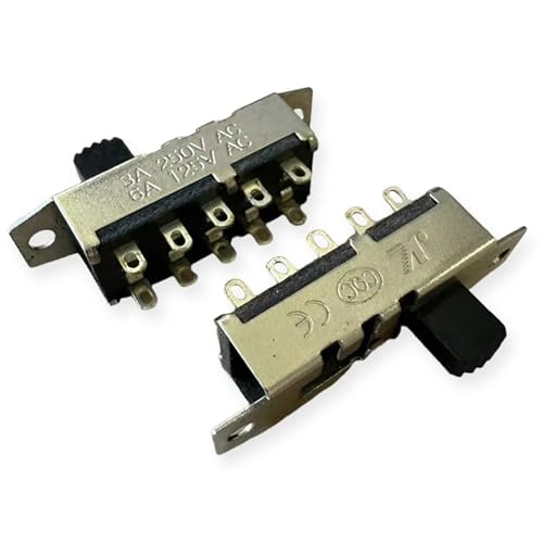 Interruptor de palanca de 4 posiciones doble 2P4T para regular secadores 3