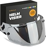 Everalo Visier Kompatibel Mit Arai Chaser X - Rx7v - Rx7x - Quantic - Quantum X - Concept X - Concept Xe - Renegade V - Profile V - Qv Pro - Vas V – Pinlock-Ready Helmvisier (Verspiegelt Chrom)
