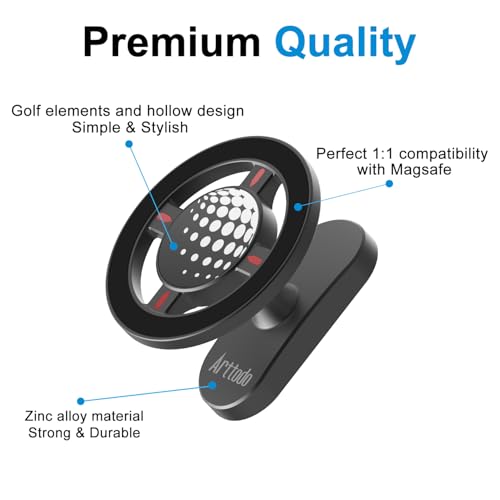 Magnetic Phone Holder Set of 2, Golf Cart Phone Holder, Golf Accessories - Image 3