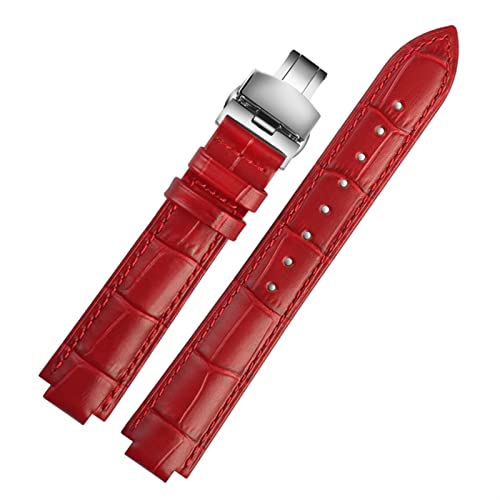 Bracelet de montre en cuir authentique 18-11mm pour homme