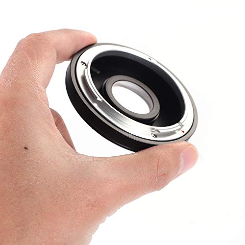 FocusFoto Anillo Adaptador para Lente FD/FC a Montura Canon EF EF-S para Cámara EOS DSLR 5D Mark IV III II 1Ds 6D 7D 90D 80D 77D 70D 60D 1500D 1300D 1200D 760D 750D 700D miniatura 2