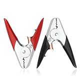 2PCS Heavy Duty Jumper Cable Clamps,1100A 12V Battery Charger Clamps Replacement Car Accessories,Universal Heavy Duty Alligator Clips Jumper Cable Ends for Cars Boats