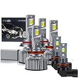 BXE 6500K Super Bright Cool White Fit For Honda Accord 2006 2007 LED Headlight Bulbs 9005/HB3 High B